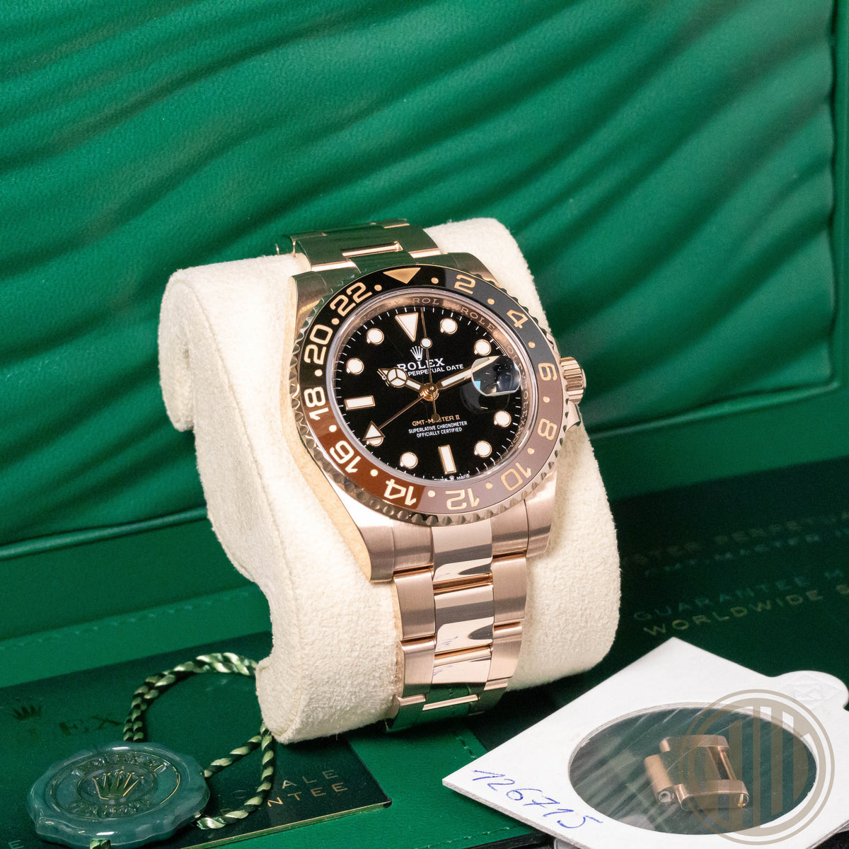 Rolex GMT-Master II 18kt Everose | Rootbeer | Box and Papers | 2021 | 126715CHNR
