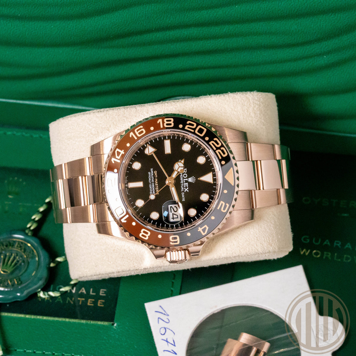 Rolex GMT-Master II 18kt Everose | Rootbeer | Box and Papers | 2021 | 126715CHNR