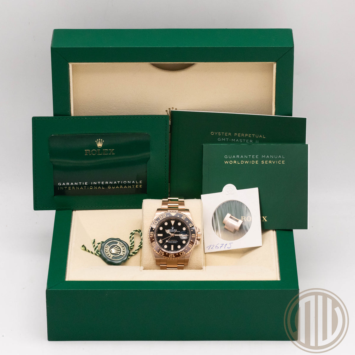 Rolex GMT-Master II 18kt Everose | Rootbeer | Box and Papers | 2021 | 126715CHNR