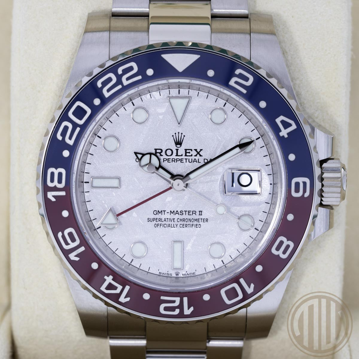 Rolex GMT-Master II Meteorite Dial 18K white gold Box &