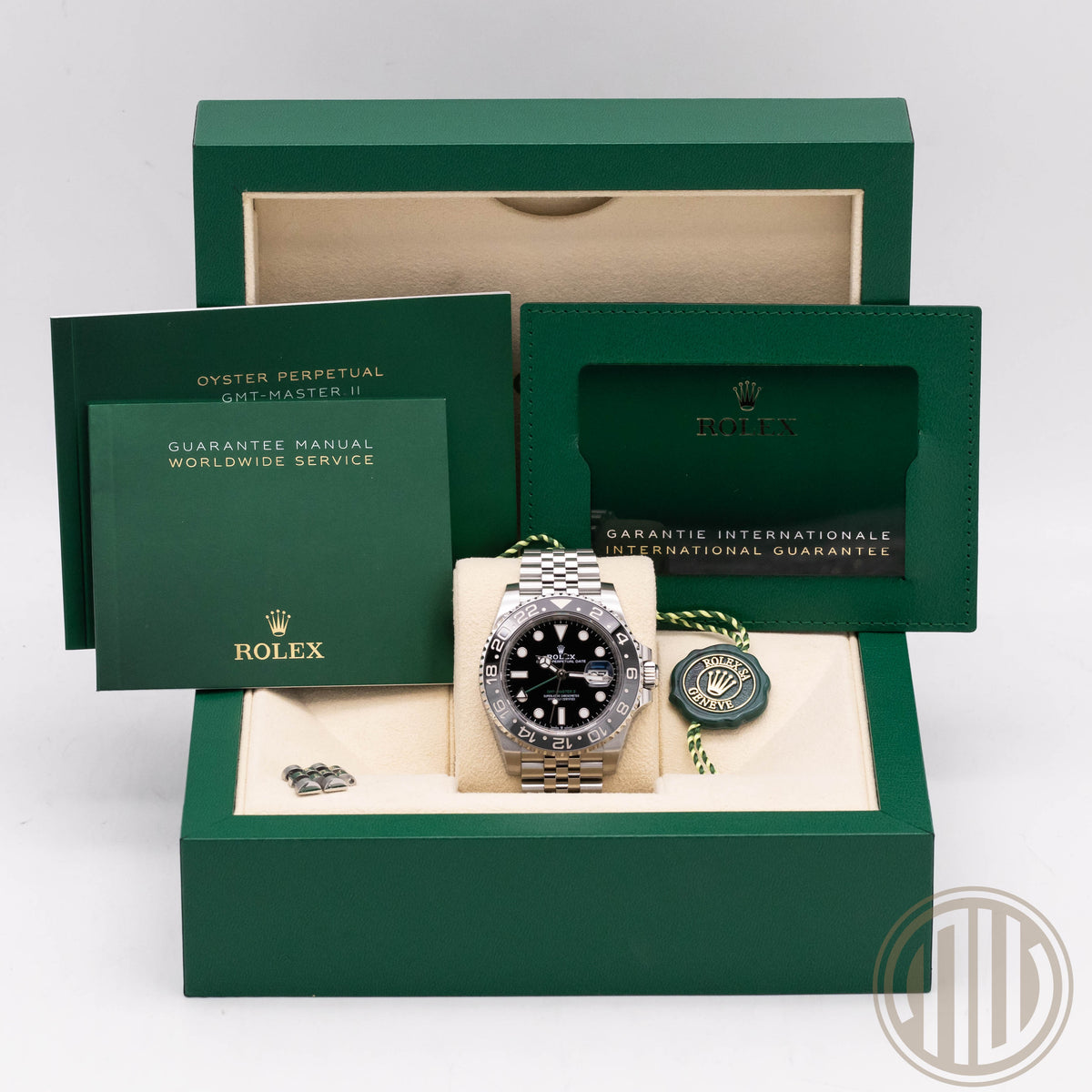 Rolex GMT-Master II "Bruce Wayne" | Jubilee | Box and Papers | 2024 | 126710GRNR