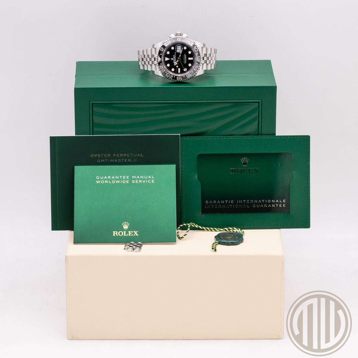 Rolex GMT-Master II "Bruce Wayne" | Jubilee | Box and Papers | 2024 | 126710GRNR