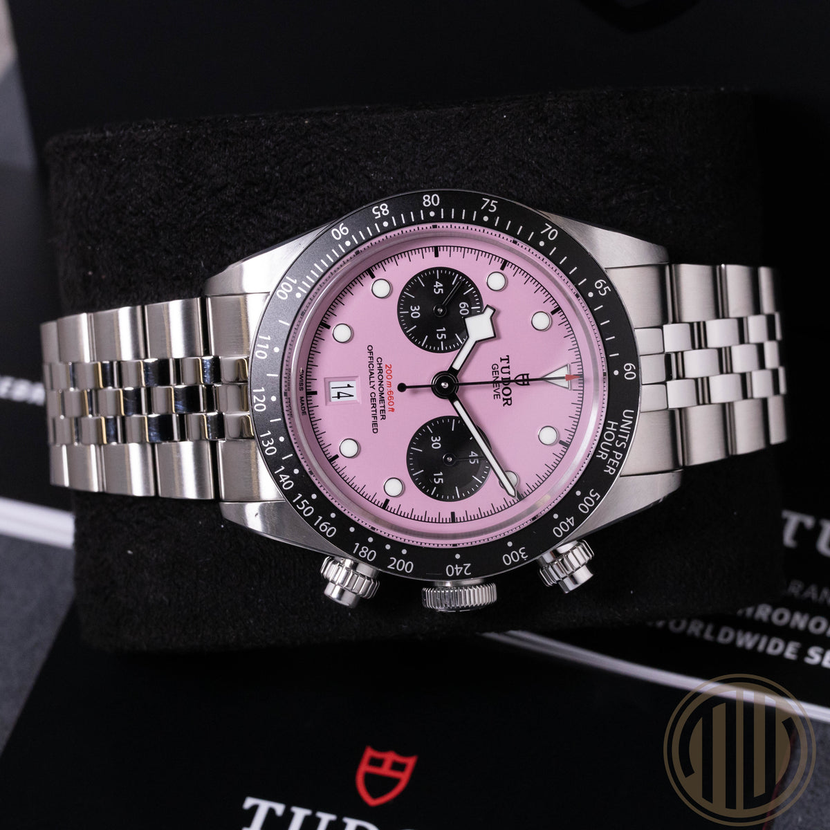 Tudor Black Bay Chrono Pink Dial | Steel | Box and | 2025 | 79360N