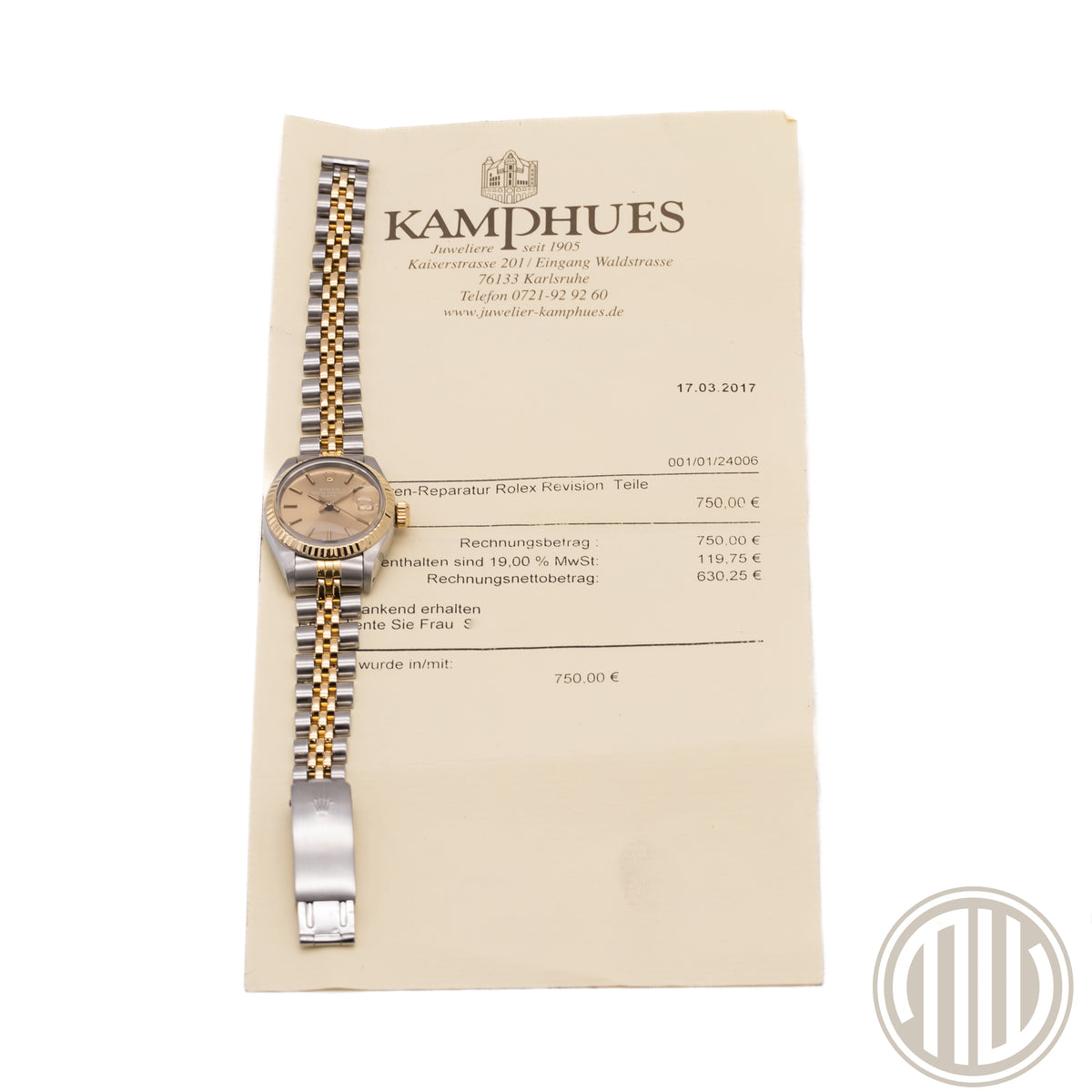 Rolex Lady-Datejust Bicolor | Champagne Dial | Rolex Service | 6917