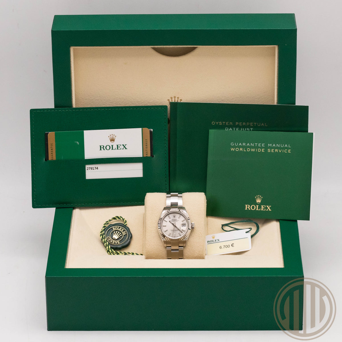 Rolex Lady-Datejust Silver Dial | Lc100 | Box and Papers | 2017 | 279174