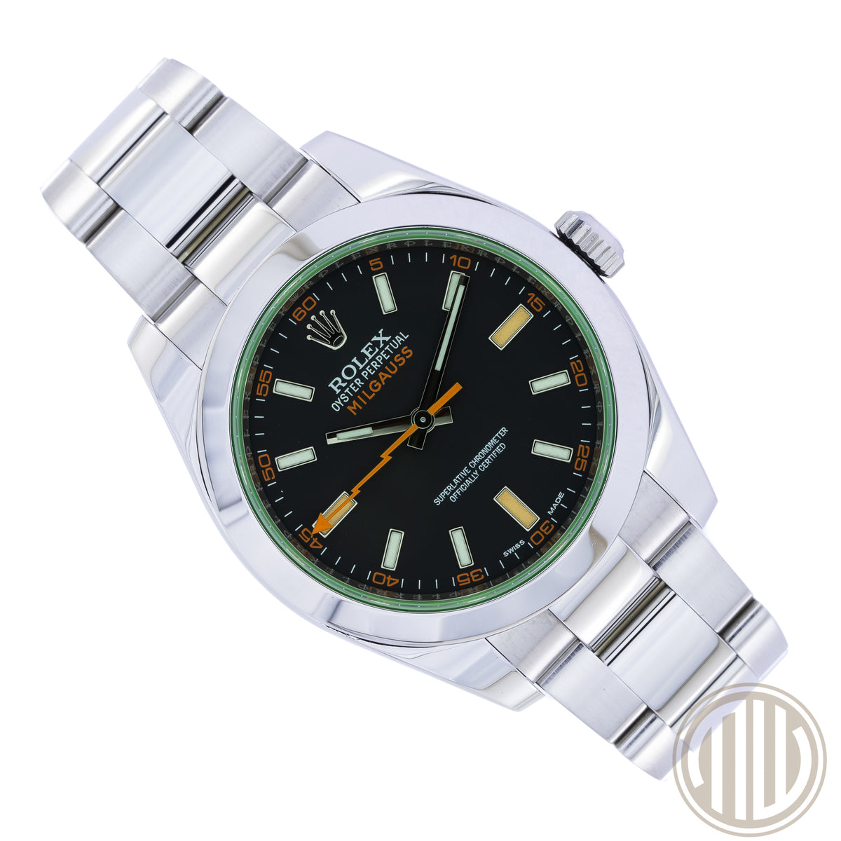 Rolex Milgauss Green | 116400GV | Box and Papers | 2014