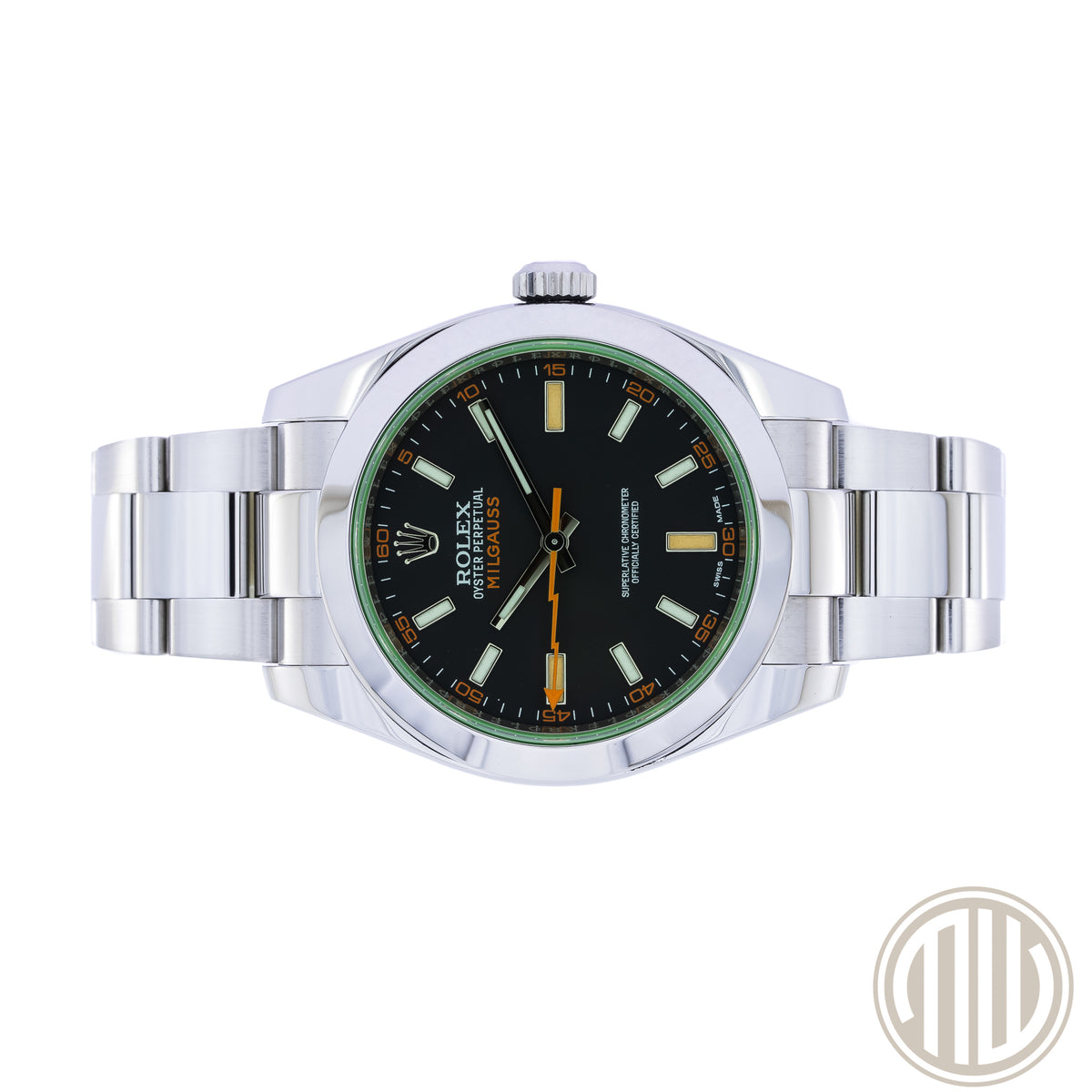Rolex Milgauss Green | 116400GV | Box and Papers | 2014