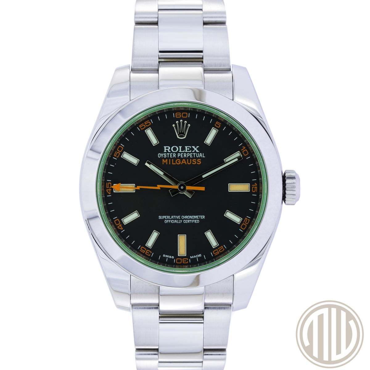 Rolex Milgauss Green | 116400GV | Box and Papers | 2014