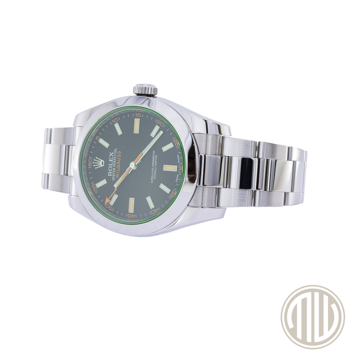 Rolex Milgauss Green | 116400GV | Box and Papers | 2014