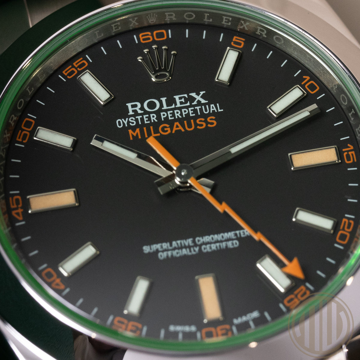 Rolex Milgauss Green | 116400GV | Box and Papers | 2014