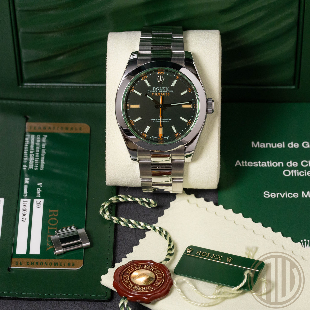 Rolex Milgauss Stainless-Steel | Box and Papers | 2011 | 116400GV
