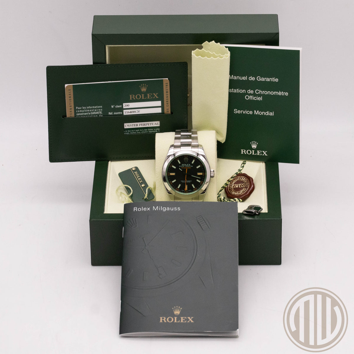 Rolex Milgauss Stainless-Steel | Box and Papers | 2011 | 116400GV