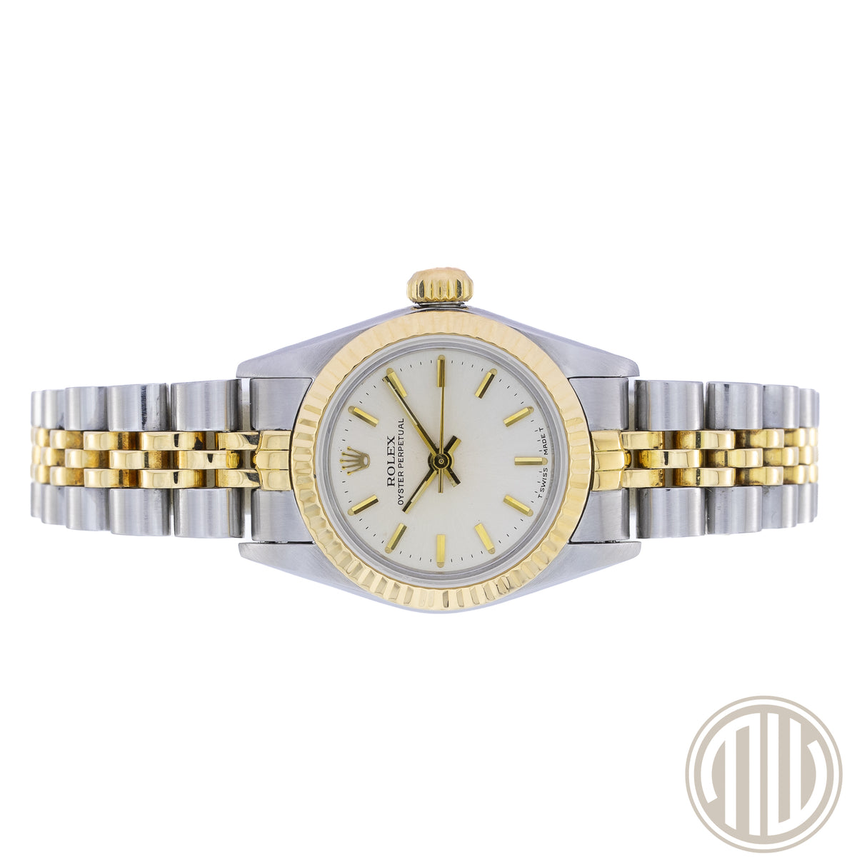 Rolex Oyster Perpetual Lady Bicolor | Lc100 With Papers | Year: 1986 | 67193