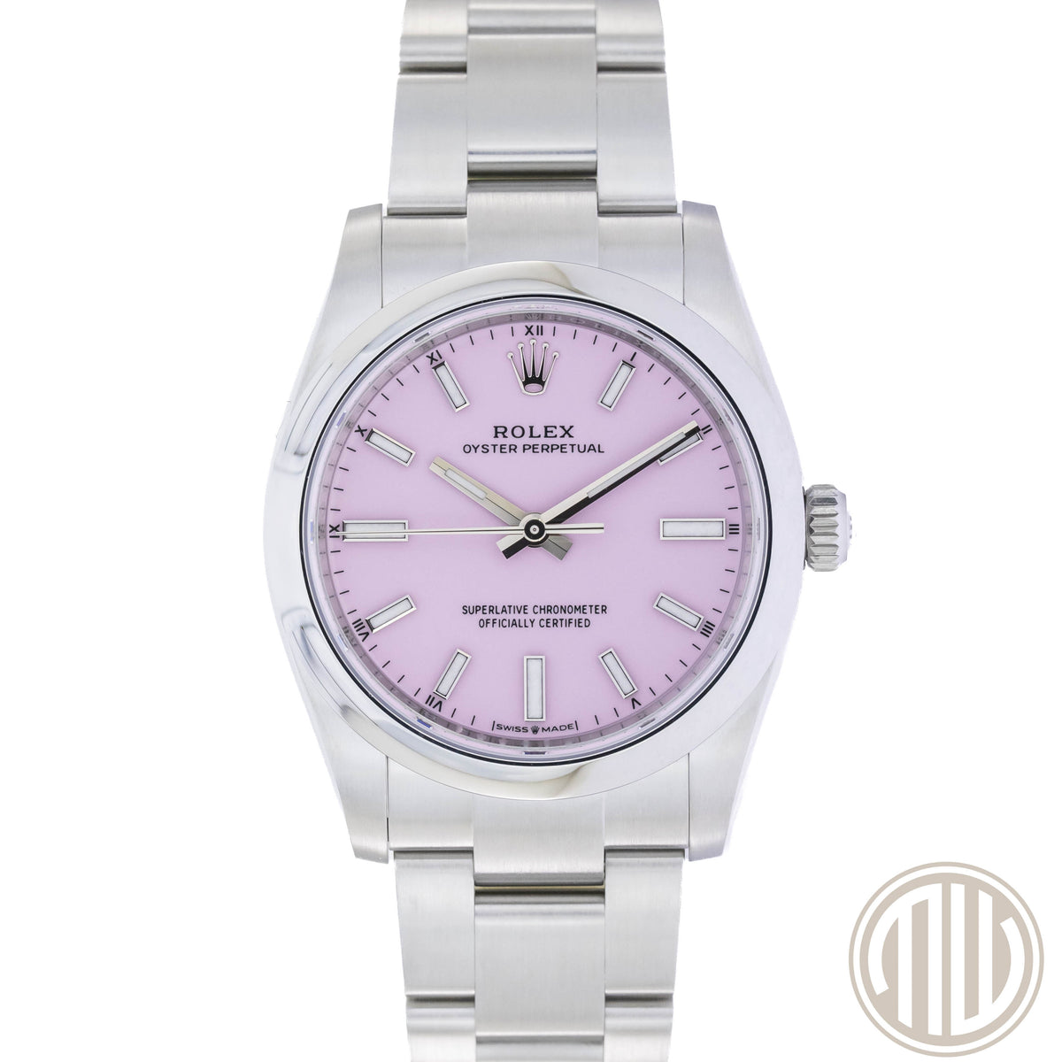 Rolex Oyster Perpetual 34 Candy Pink | New | Unworn | Box and Papers | July 2026