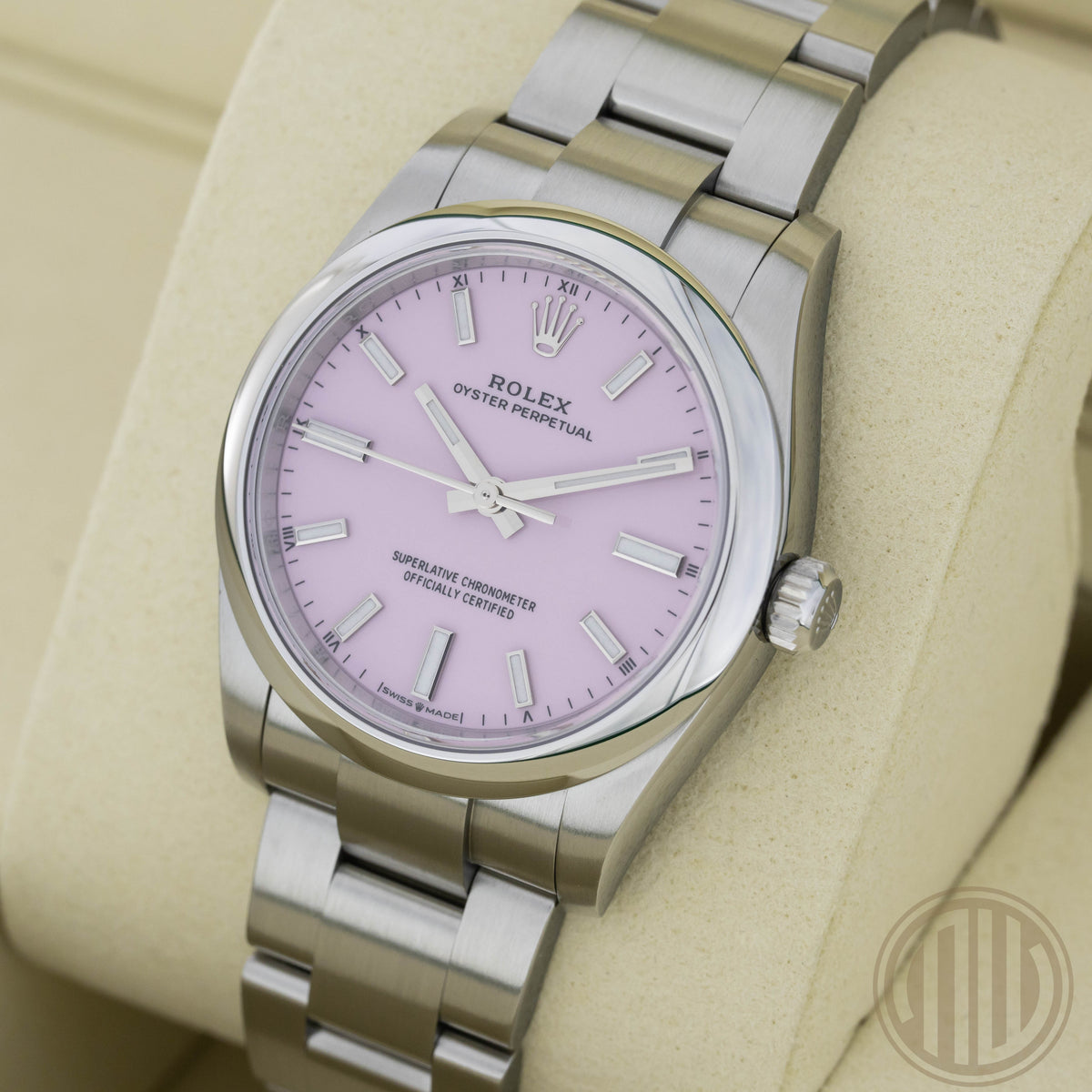 Rolex Oyster Perpetual 34 Candy Pink | New | Unworn | Box and Papers | July 2026