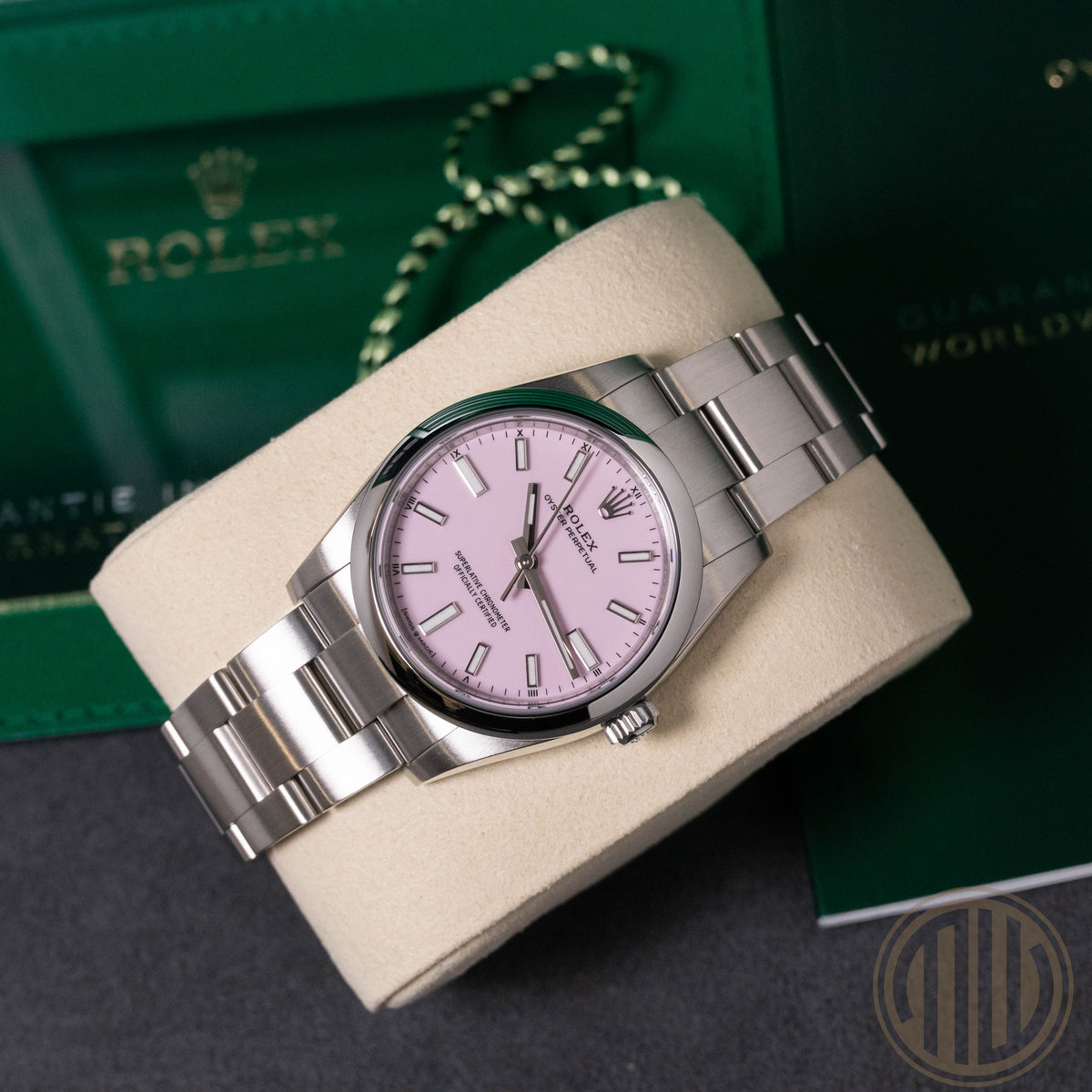 Rolex Oyster Perpetual 34 Candy Pink | New | Unworn | Box and Papers | July 2026