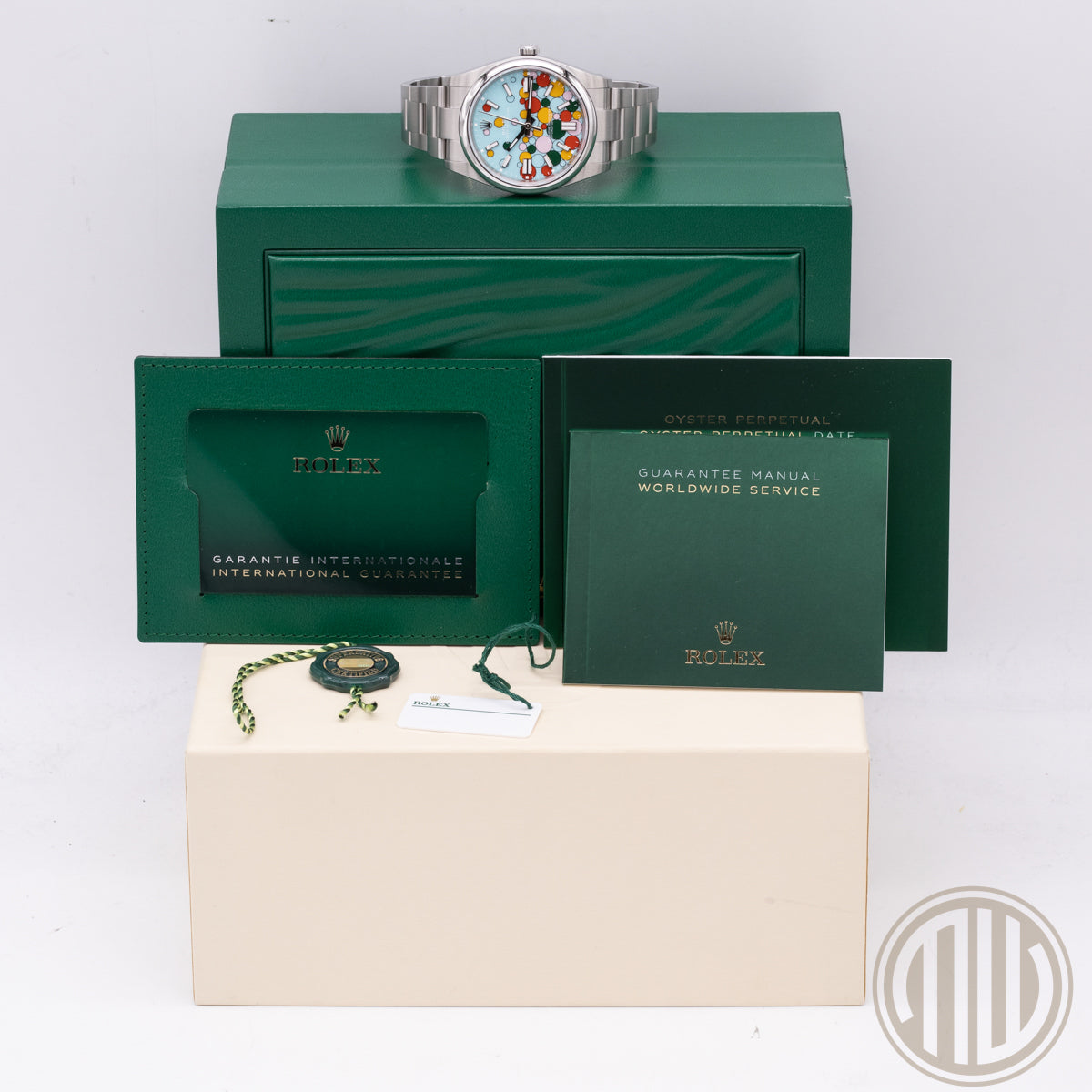 Rolex Oyster Perpetual Celebration Dial I Orig. Invoice I Box&Papers | LC100 I 41mm