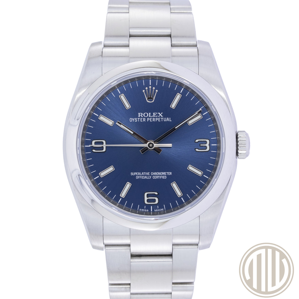 Rolex Oyster Perpetual 36 Blue Dial | Lc100 | Box and Papers | 2014 | 116000