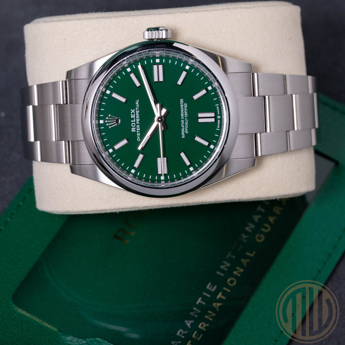 Rolex Oyster Perpetual  Green Dial | 41mm | Box and Papers | 2025 | 134300