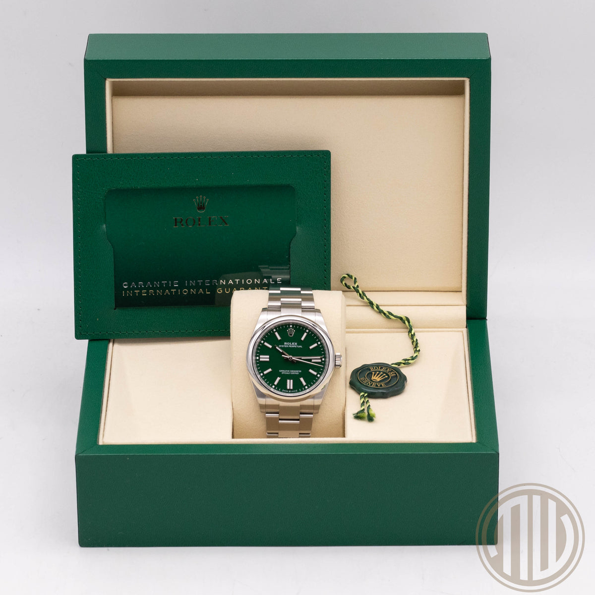 Rolex Oyster Perpetual  Green Dial | 41mm | Box and Papers | 2025 | 134300