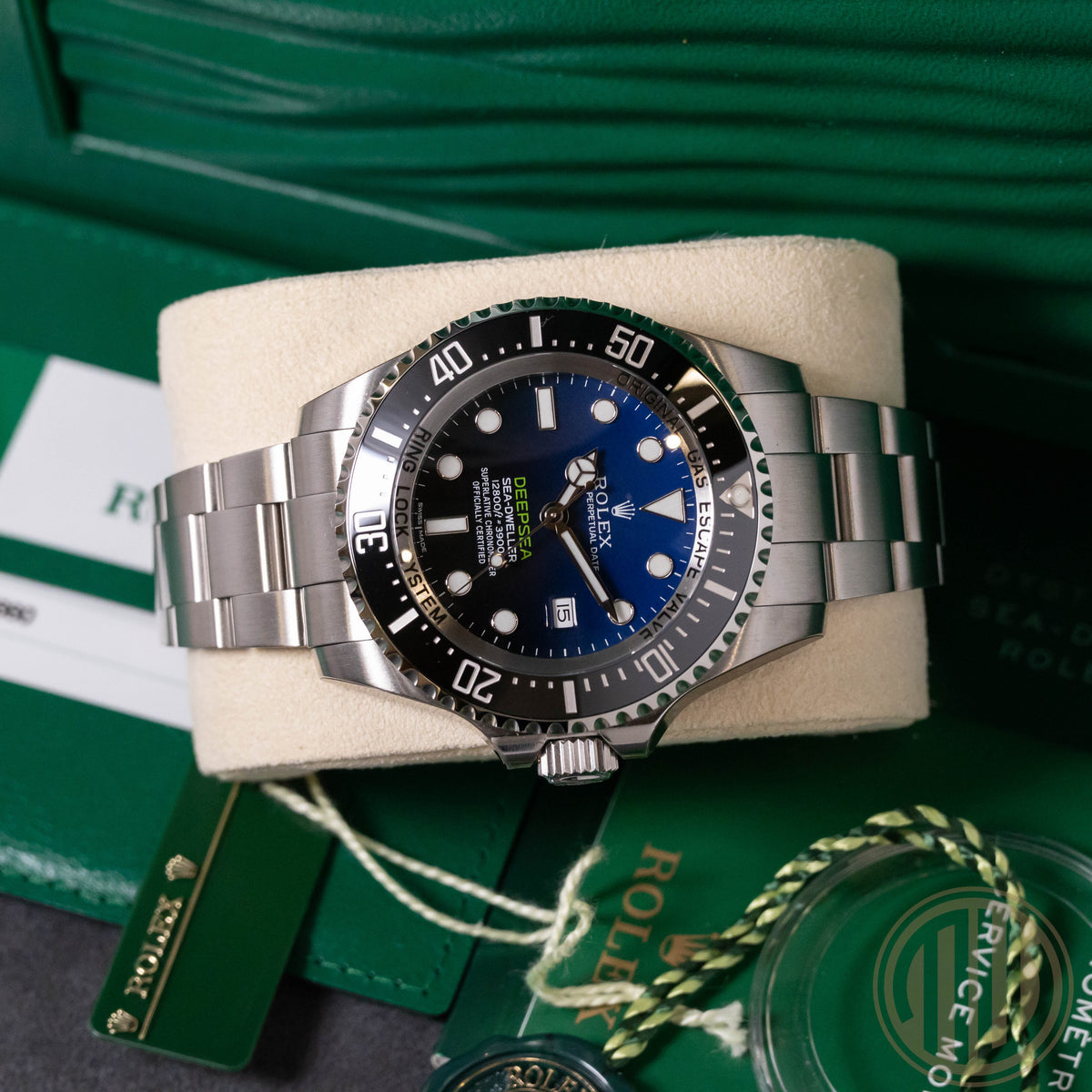 Rolex Sea-Dweller Deepsea D-Blue | Full-Sticker | New | Unworn | Box and Papers | 2015