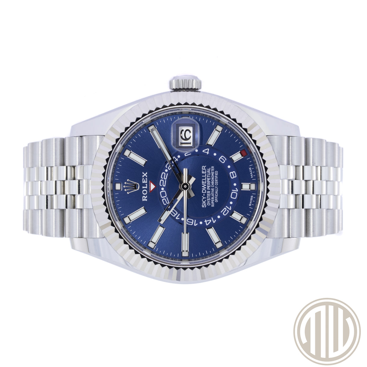 Rolex Sky-Dweller Jubilee | Blue Dial | Box and Papers | 2021 | 326934