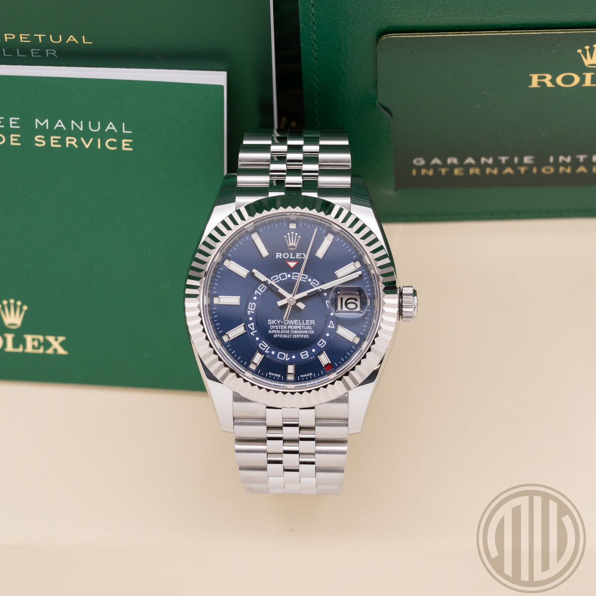 Rolex Sky-Dweller Jubilee | Blue Dial | Box and Papers | 2021 | 326934