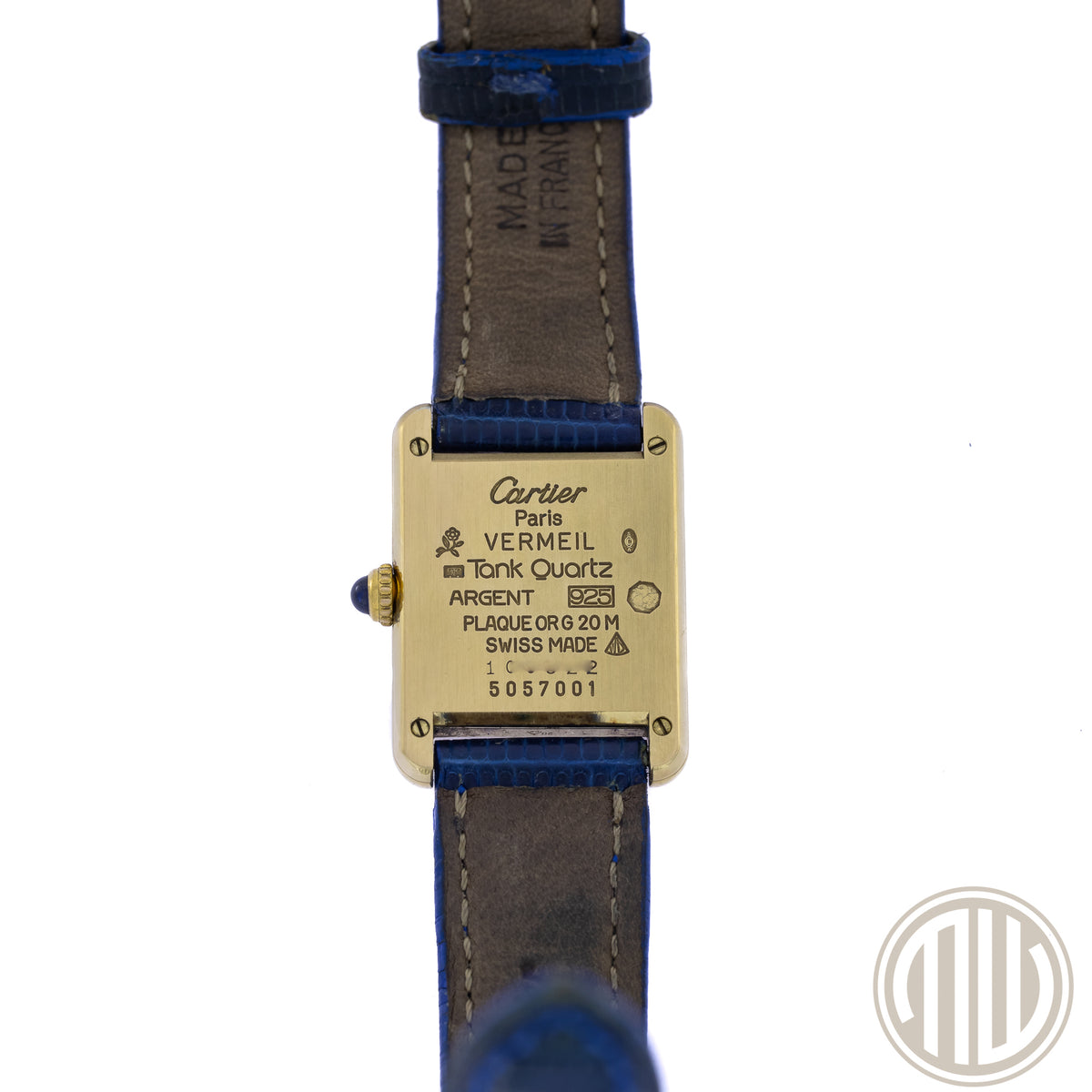 Cartier Tank Vermeil Gold Plated | Quarz | Box and Papers | 1992