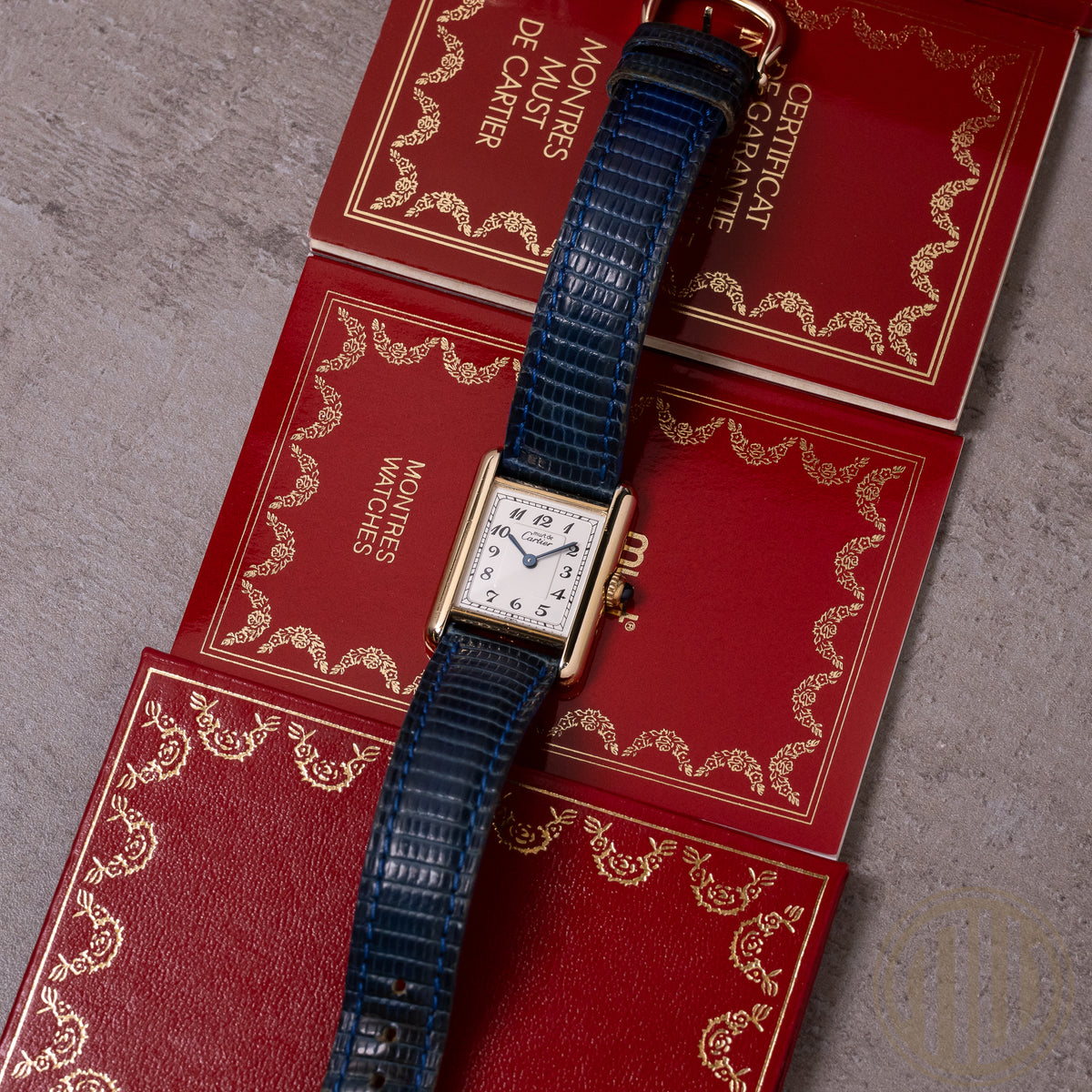 Cartier Tank Vermeil Gold Plated | Quarz | Box and Papers | 1992