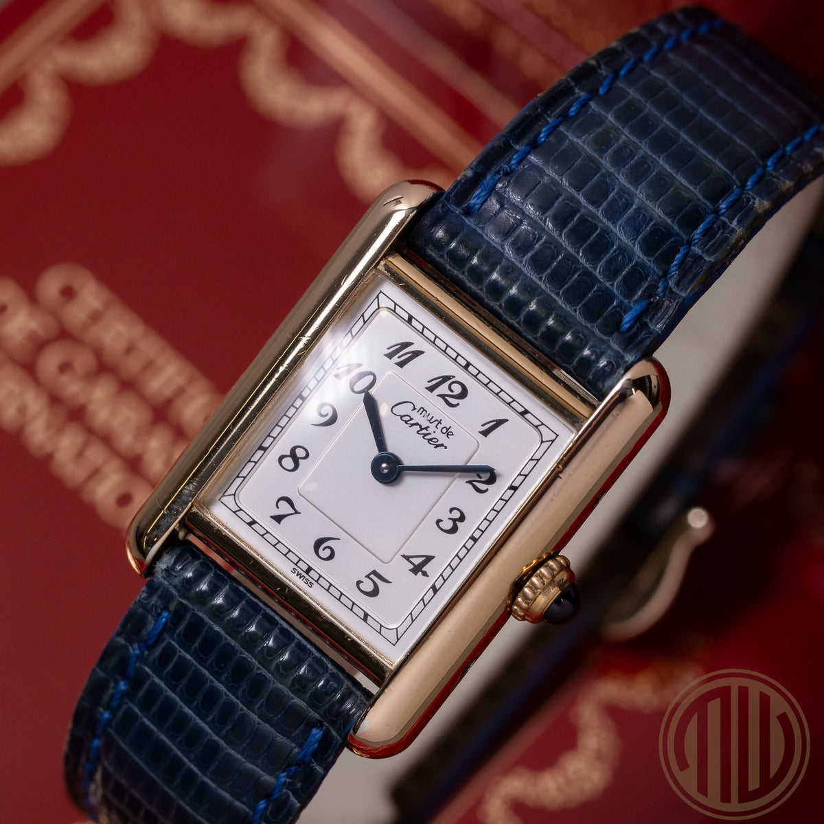 Cartier Tank Vermeil Gold Plated | Quarz | Box and Papers | 1992