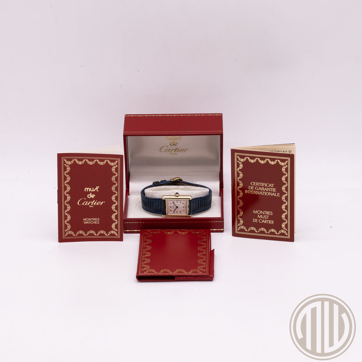 Cartier Tank Vermeil Gold Plated | Quarz | Box and Papers | 1992