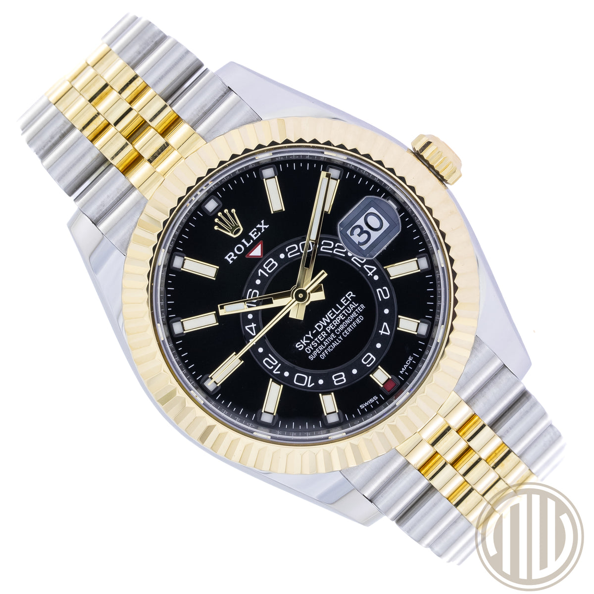Rolex Sky-Dweller Bicolor | Black Dial | Jubilee | 326933