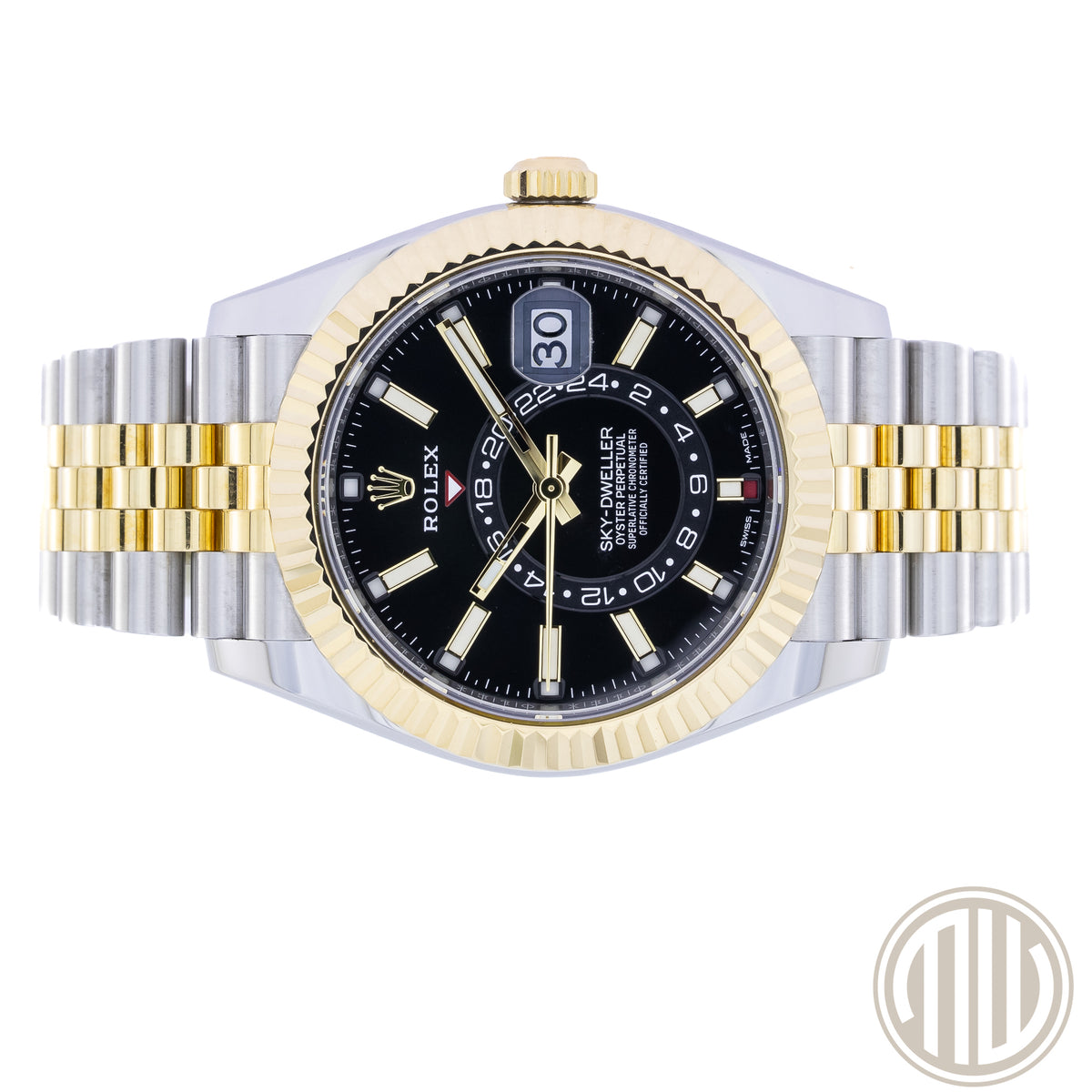 Rolex Sky-Dweller Bicolor | Black Dial | Jubilee | 326933