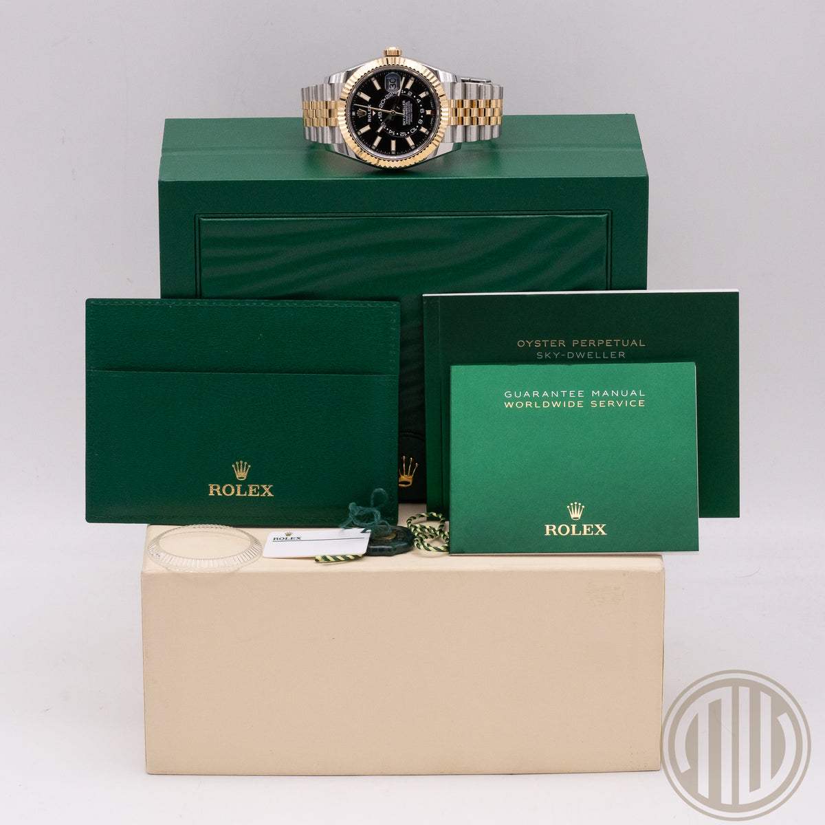Rolex Sky-Dweller Bicolor | Black Dial | Jubilee | 326933