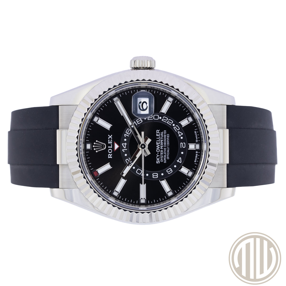 Rolex Sky-Dweller 18kt Whitegold | Black Dial | Box and Papers | 2023