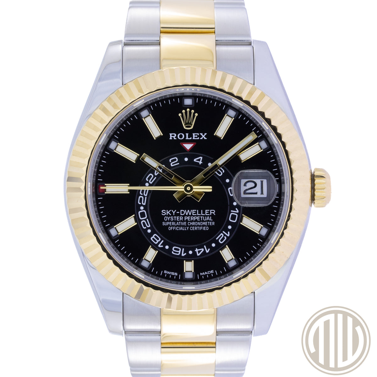 Rolex Sky-Dweller Bicolor | Lc100 | Oyster | Box and Papers | 2019 | 326933