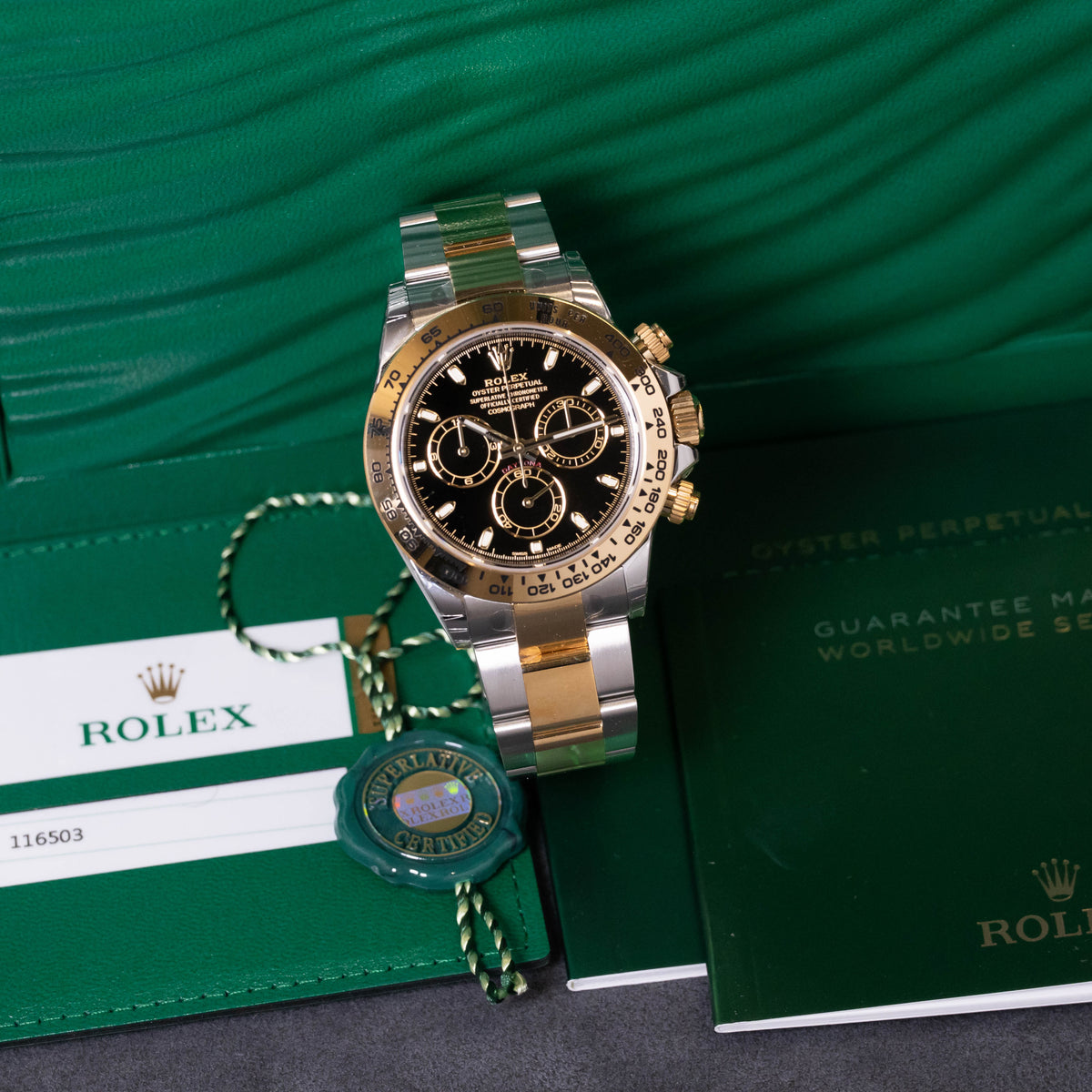 Rolex Daytona Bicolor | New | Full-Sticker | Orig.Invoice | Box and Papers | 2019