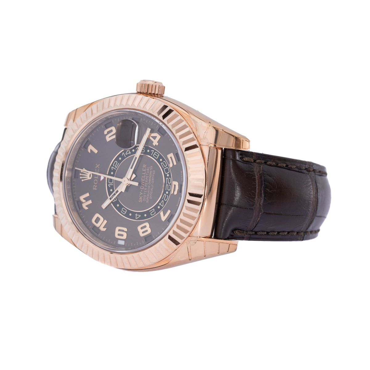 Rolex Sky-Dweller Chocolate Dial | Orig. Invoice | Full-Sticker | New | Box and Papers | 2019