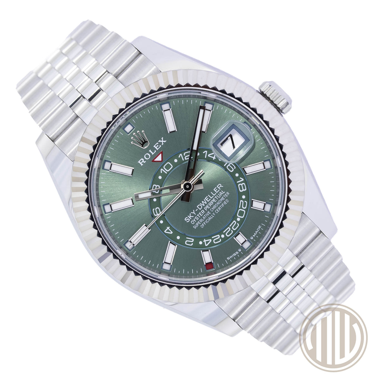 Rolex Sky-Dweller Mint-Green | Jubillee | Orig.Invoice | Box & Papers | 2025