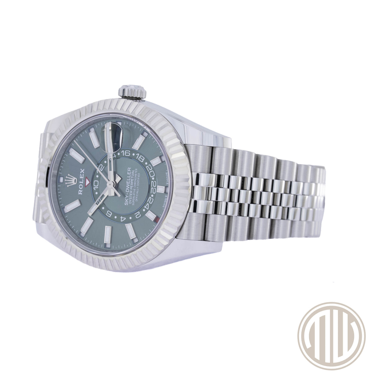 Rolex Sky-Dweller Mint-Green | Jubillee | Orig.Invoice | Box & Papers | 2025