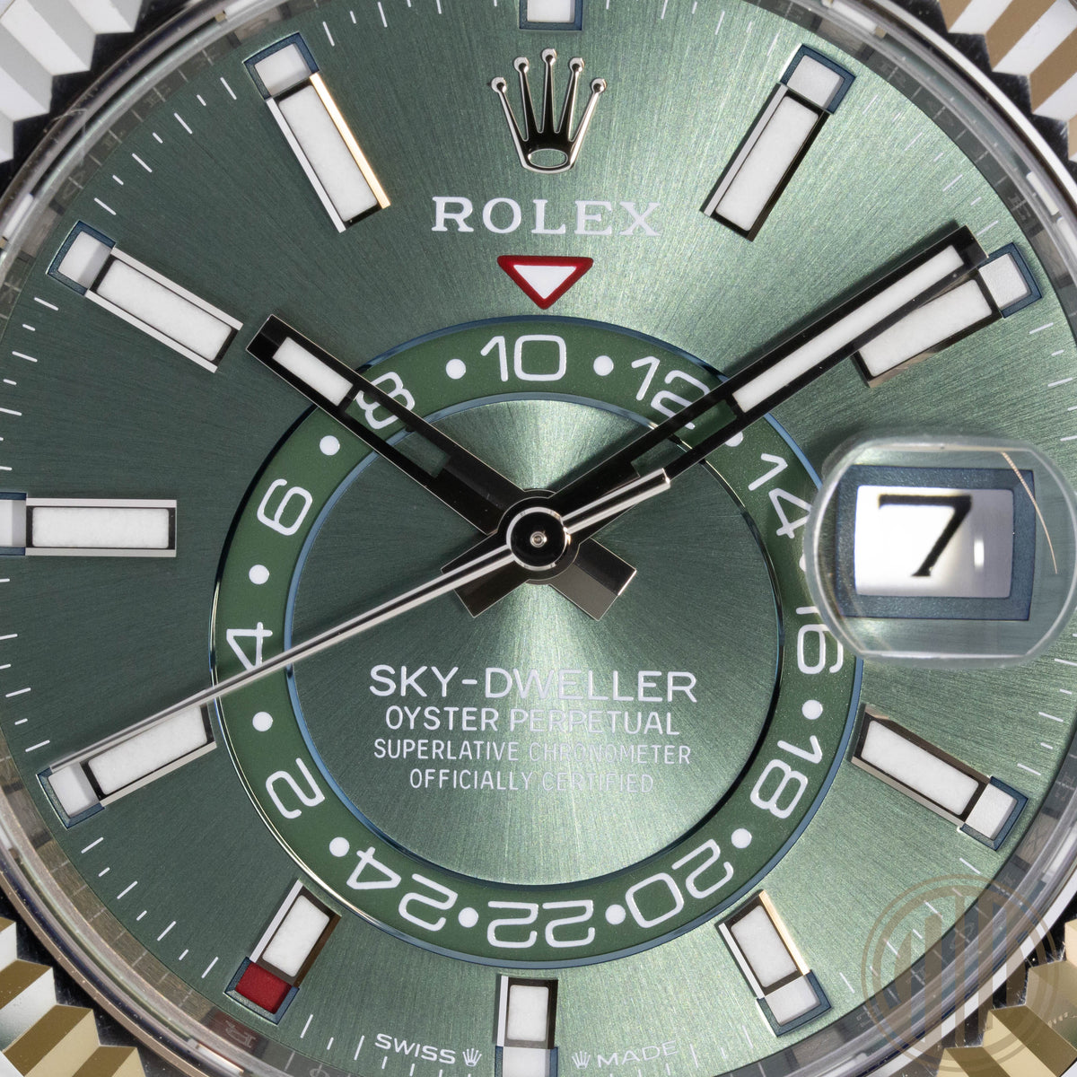 Rolex Sky-Dweller Mint-Green | Jubillee | Orig.Invoice | Box & Papers | 2025