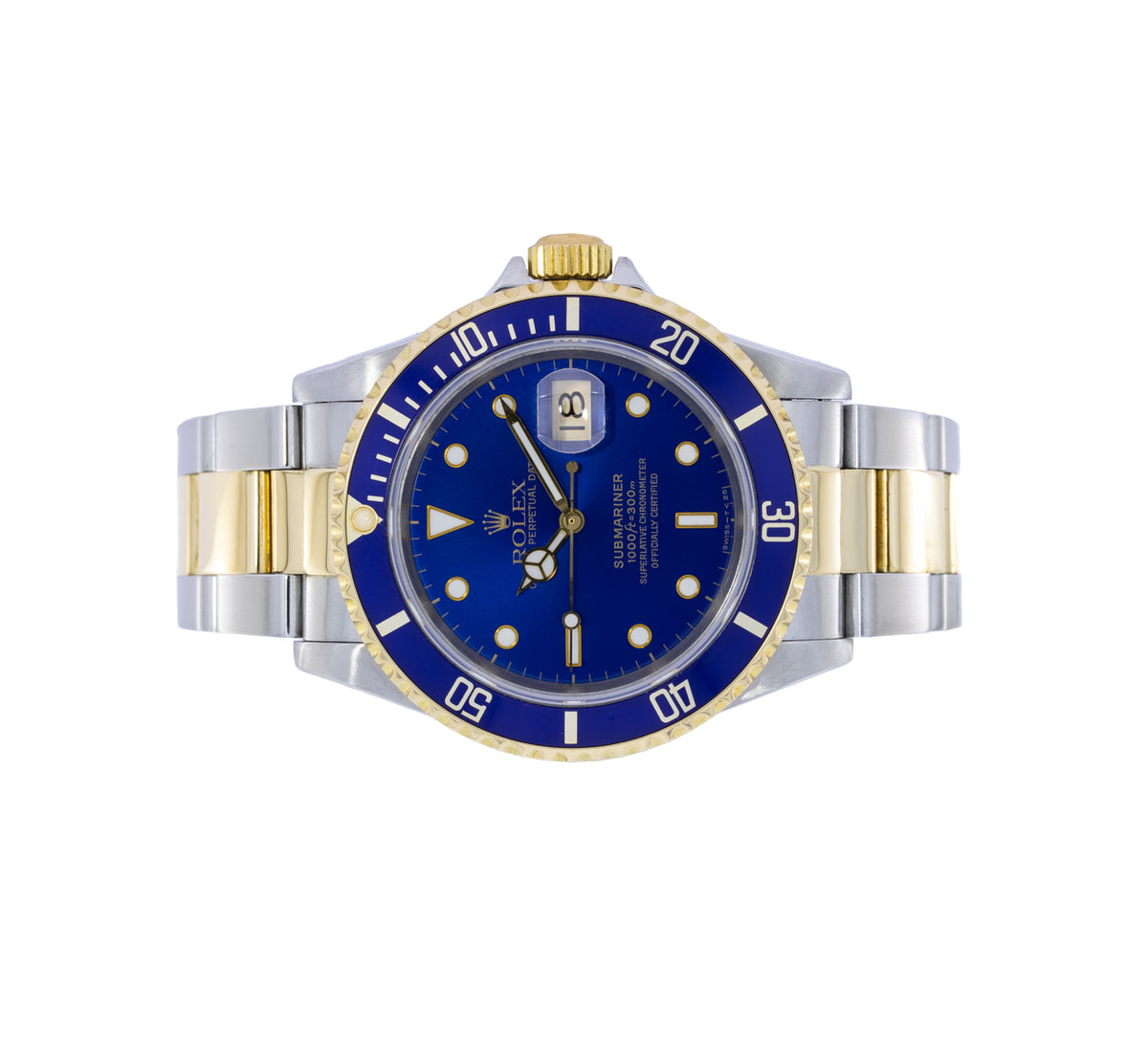 Rolex Submariner Date Blue Sundust Dial | Steel/Yellowgold | 16613