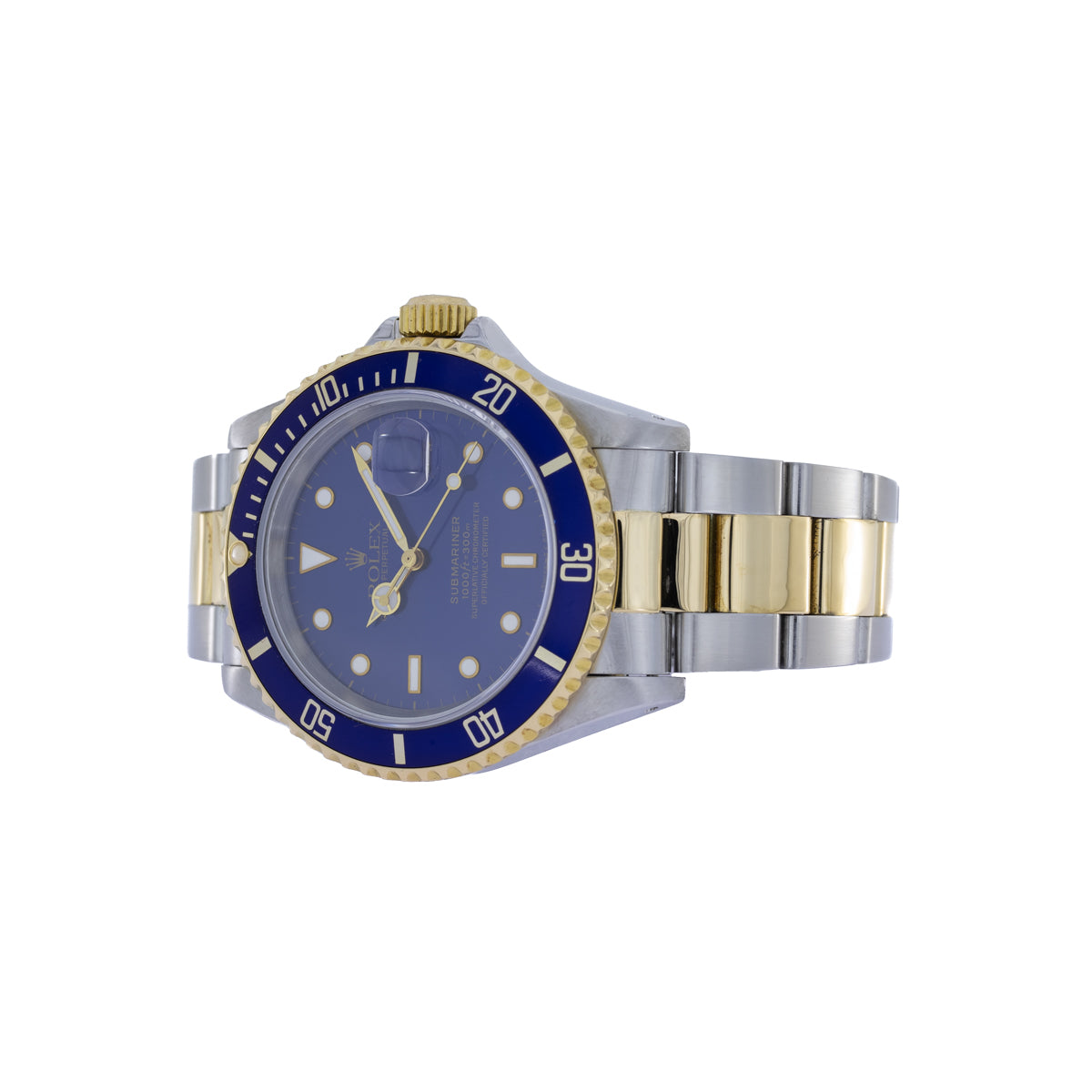 Rolex Submariner Date Blue Sundust Dial | Steel/Yellowgold | 16613