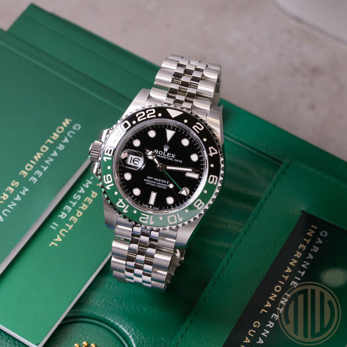 Rolex GMT-Master II Sprite | Jubilee Bracelet | New | Box and Papers | 2024 | 126720VTNR