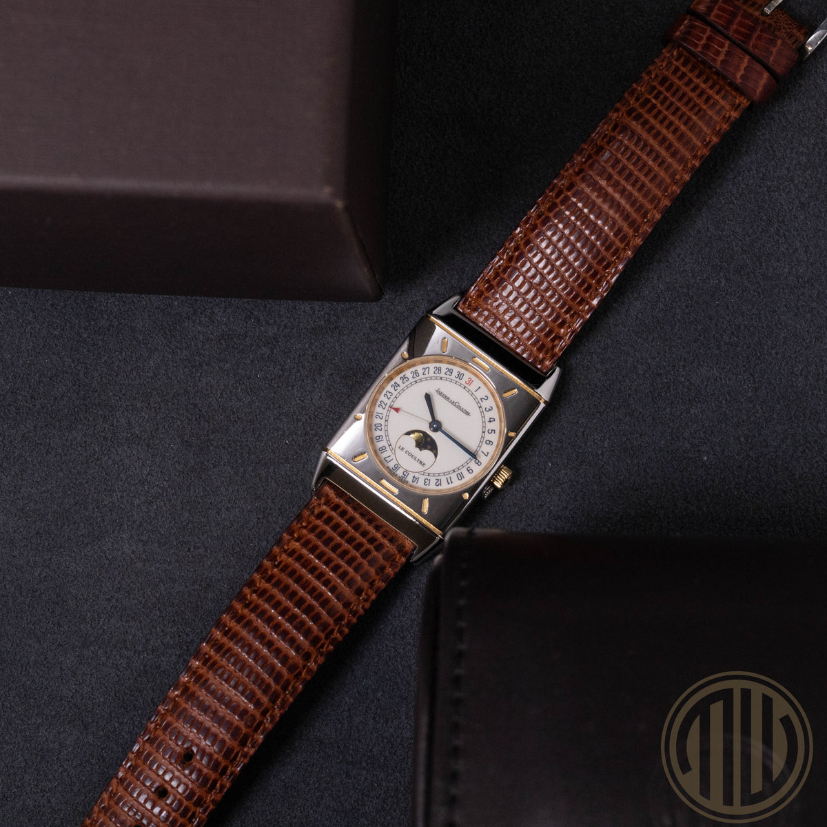 Jaeger-LeCoultre Moonphase Quarz | White Dial | Moonphase Date