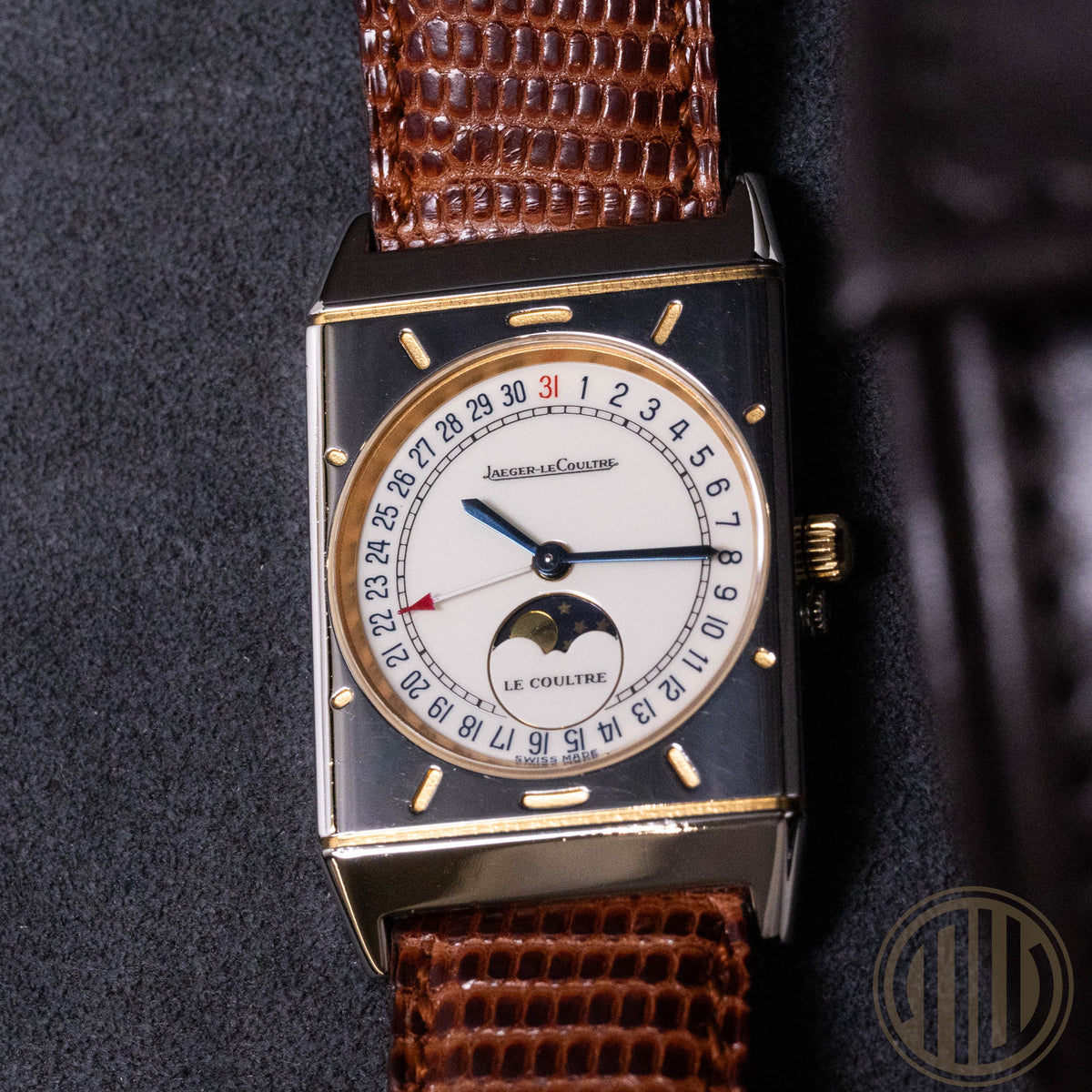 Jaeger-LeCoultre Moonphase Quarz | White Dial | Moonphase Date