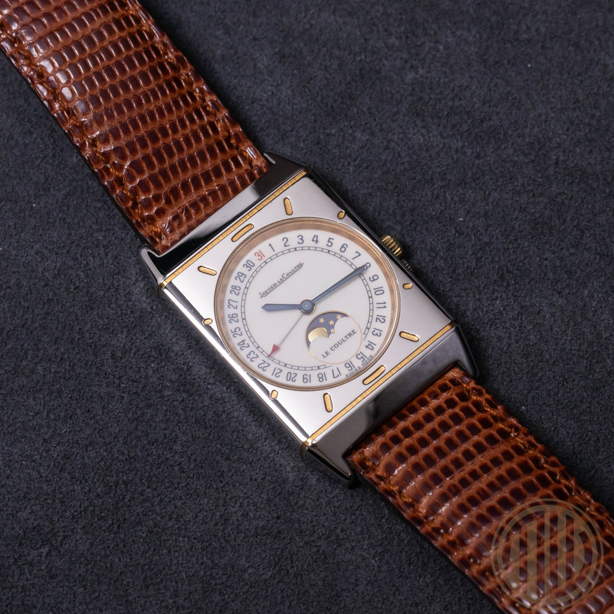 Jaeger-LeCoultre Moonphase Quarz | White Dial | Moonphase Date