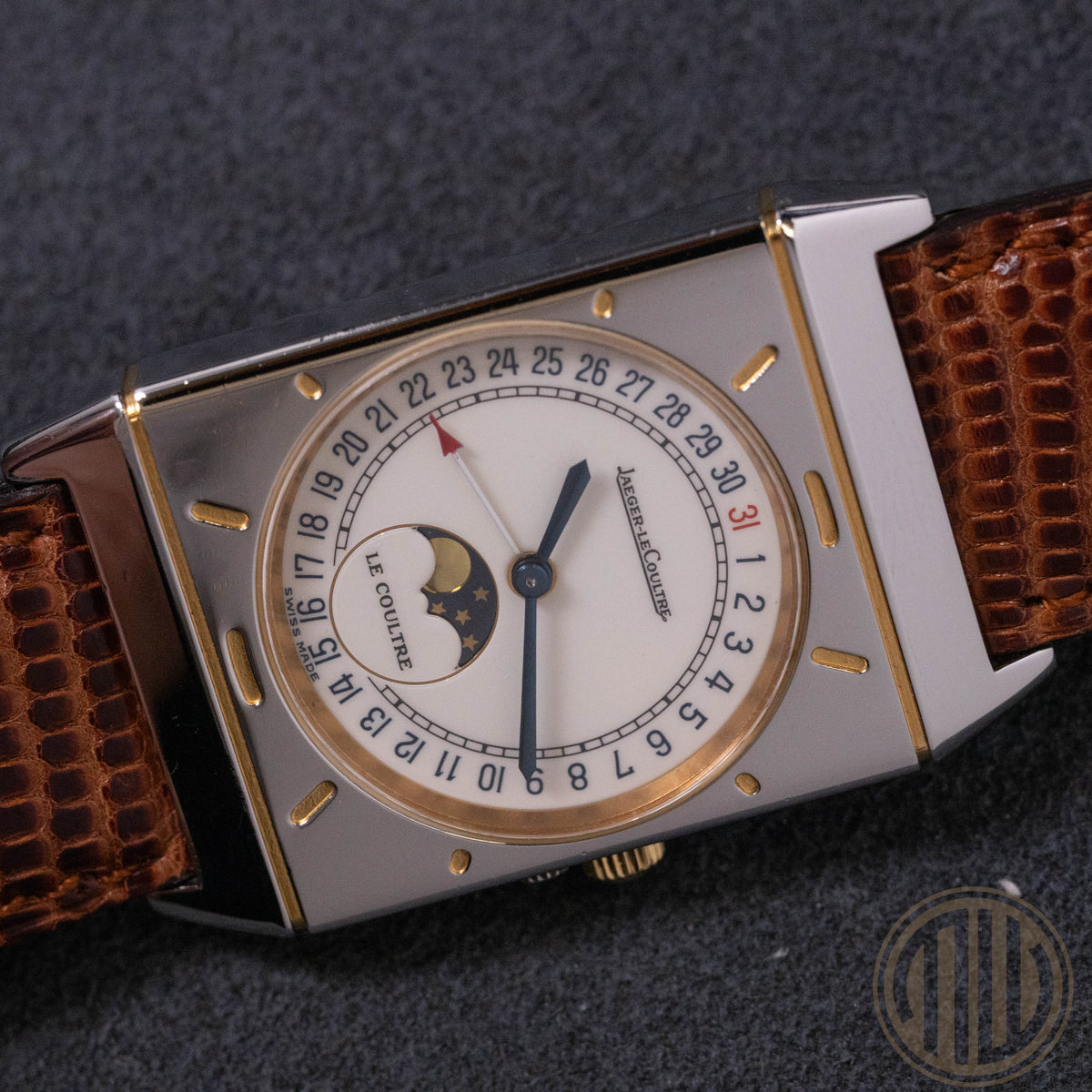 Jaeger-LeCoultre Moonphase Quarz | White Dial | Moonphase Date