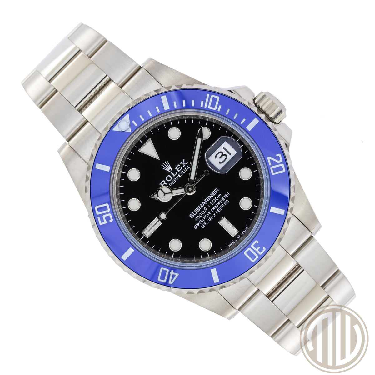 Rolex Submariner Date Smurf-Blue | 750 Whitegold | Box and Papers | 2022 | 126619LB