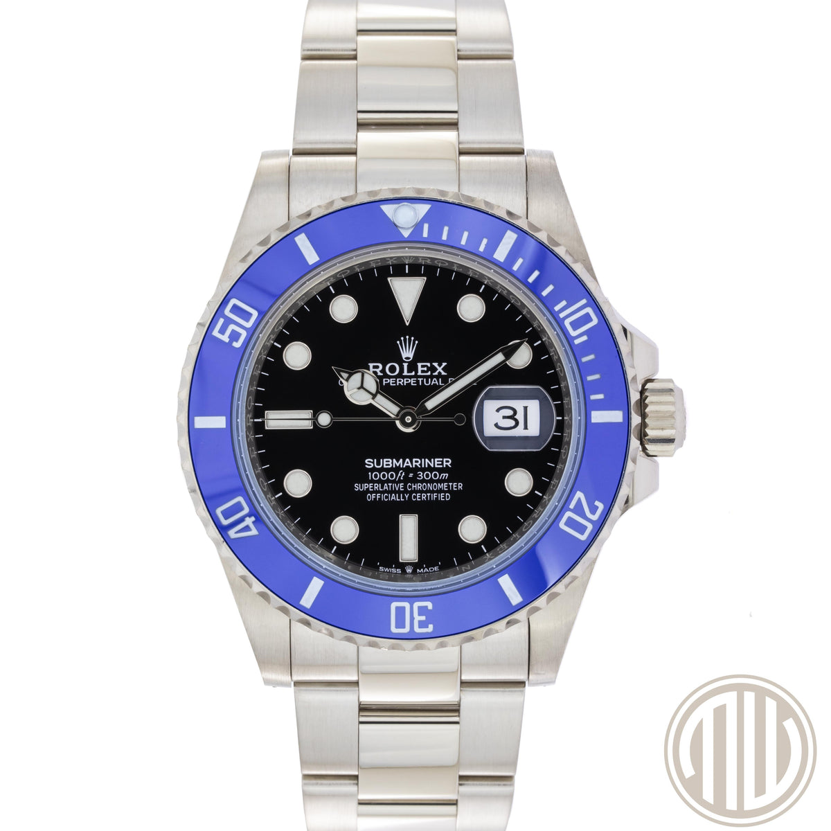 Rolex Submariner Date Smurf-Blue | 750 Whitegold | Box and Papers | 2022 | 126619LB